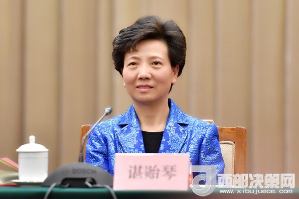 全國人大代表、貴州省委副書記、省長諶貽琴發(fā)言